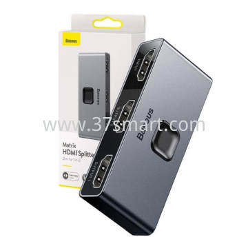 Baseus splitter HDMI matrix switch 4K grey CAHUBBC0G Blister