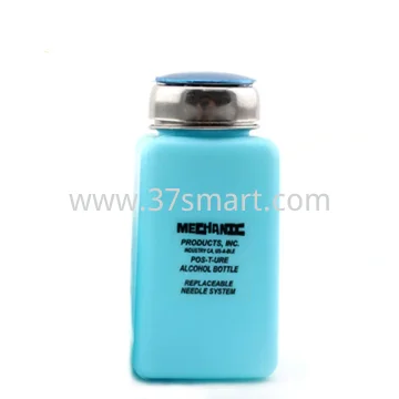 Mechanic TP-01 6 Ounce Anti-Spray Copper Core Alcohol Bottle Blau