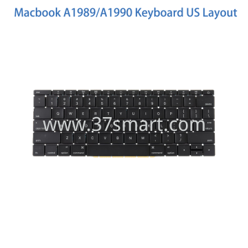 MacBook Pro A1989, A1990 (Mid 2018 - Mid 2019) Keyboard US Layout（Small 'ENTER' Key） Bulk
