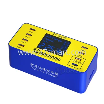 Mechanic iCharge 8S Interfaccia USB Caricatore Rapido con LCD OEM