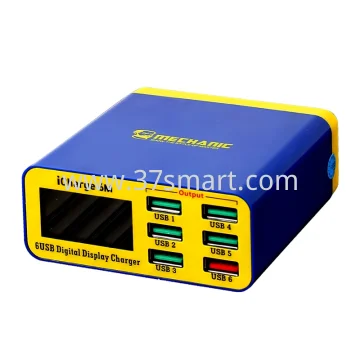 Mechanici Charger 6M USB Interfaces Quick Charger LCD OEM