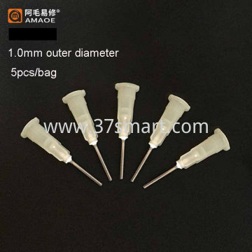 Amaoe 1.0 MM 1.2 MM Aghi per siringa di erogazione 5pz Bulk