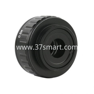 Kaisi 0.5X C-Mount Lens 0.5X Adattatore CTV per Fotocamera per Microscopio Trinoculare (38 mm) Bulk