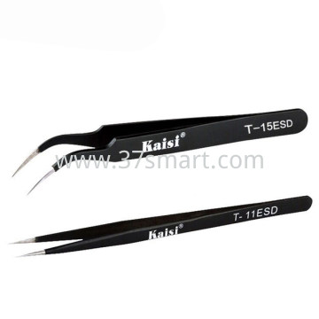Kaisi T- 11, 15 ESD Anti-Static Tweezers Pointed