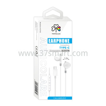 Type-C Direct connect Earphone K-SY02 White