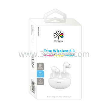 True Wireless 5.3 Earphone with Chargeing case  K-SY21 White