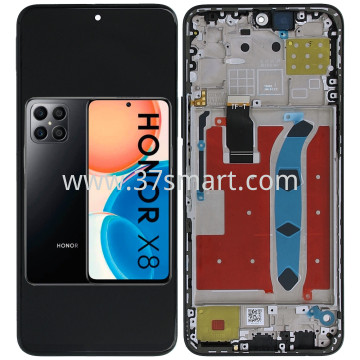 Honor X8 4G Lcd+Touch+Frame Outsourced Original Nero