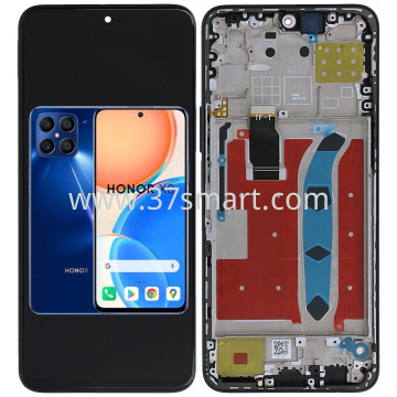 Honor X8 4G Lcd+Touch+Frame Outsourced Original Blu