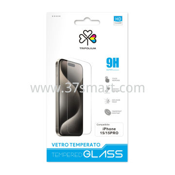 IP-35 iPhone 16，15, iPhone 15 Pro Vetro Temperato OEM