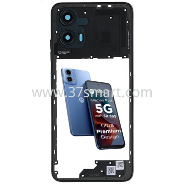 Motorola G34 2024 Middle Cover+Camera Lens Blau