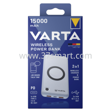 Varta Powerbank Wireless QC 3.0 15.000mAh Blister