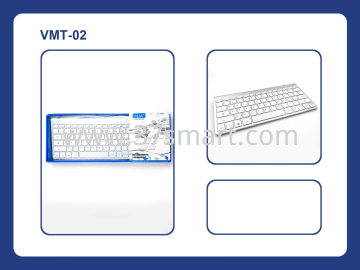Universal 2.4G Wireless Keyboard VMT-02 Weiß