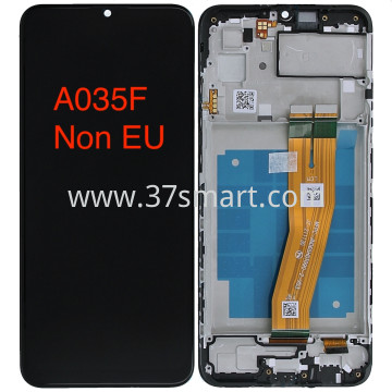Samsung A03 2021 A035F Service Pack Display (Non EU, Vetro Piu Corto) Nero