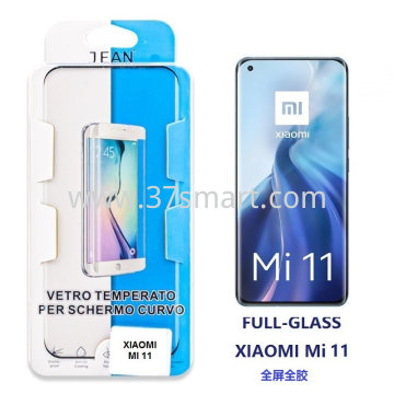 Xiaomi Mi 11 Vetro Temperato Colla Completa Bordo Nero Compatibile OEM