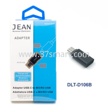 JEAN Adattatore USB-C to Micro USB DLT-106 Nero