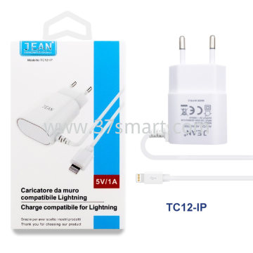 JEAN Lightning Compatible Wall Charger TC12-IP White