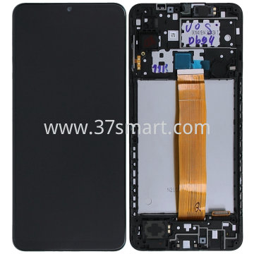 Samsung A12 2021 A125 Full Lcd+Touch+Frame Nero