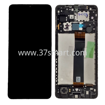 Samsung A12 2021 A127 Full Lcd+Touch+Frame  Nero Flex Nero