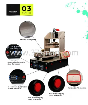 TBK 518 5 in 1 Phone Assembly A-frame Middle Frame Lcd Sparator OCA Glup Remover Frame Press For Samsung And Other Phone Blister
