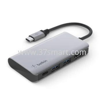 BELKIN USB-C 4-in-1 Multiport Adaptor + Charger 100 W Silver