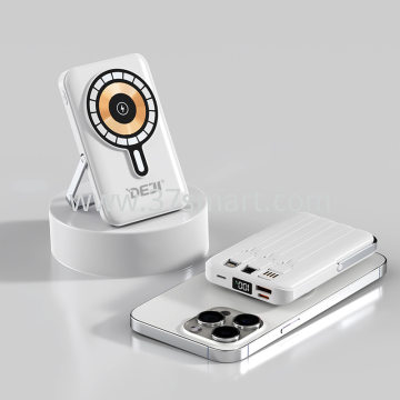 DEJI Magnetic Wireless Powerbank 10000 mAH DJ-B275 Weiß
