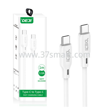 DEJI Quick Charge USB-C to USB-C Charging and Sync Cable DJ-C16 Weiß