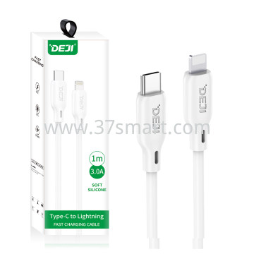 DEJI Cavo USB  di Ricarica e Sincronizzazione Compatibile USB-C to Lightning Quick Charge DJ-C15 Bianco