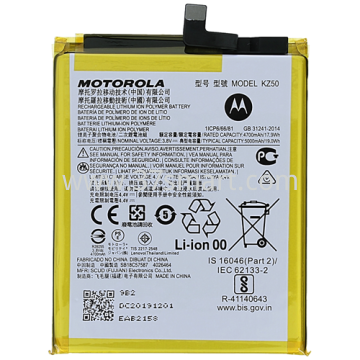 Motorola KZ50 G8 Power Service Pack Battery Bulk