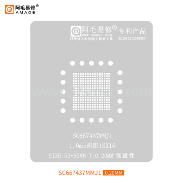 AMAOE Reballing Stencil SC667437MMJ1 Schüttgut