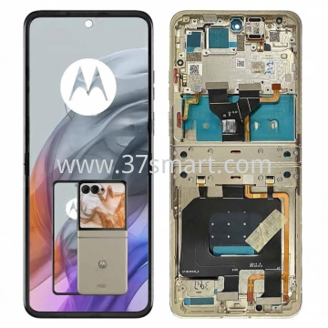 Motorola Razr 50 Display+Frame Bianco