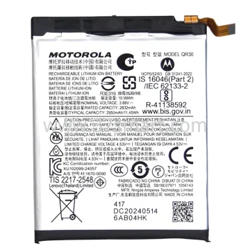 Motorola Razr 50 Ultra 5G QR30 Service Pack Battery Bulk