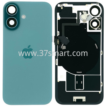 iPhone 16 Cover Back Disassemble Used+Flex NFC Grade A Green