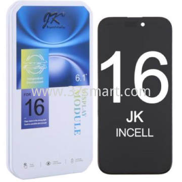 iPhone 16 JK Compatible Incell Lcd+Touch (Iron Series) Nero