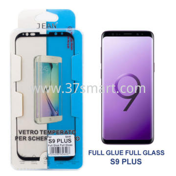 Samsung S9 Plus G965 Tempered Glass Full Glue Black Edge Compatible Black