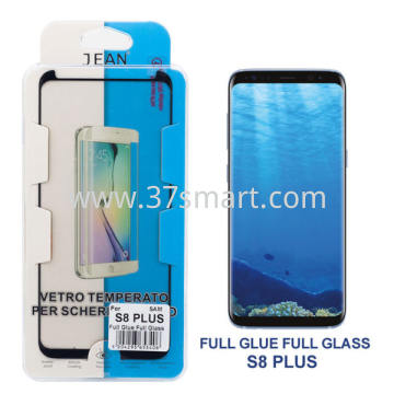 Samsung S8 Plus G955 Tempered Glass Full Glue Black Edge Compatible Black