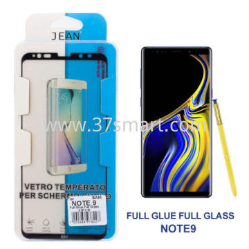 Samsung Note 9 N960 Tempered Glass Full Glue Black Edge Compatible Black