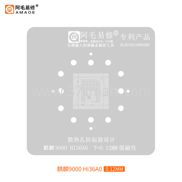 AMAOE Reballing Stencil Kirin9000 Hi36A0 (CPU) Schüttgut