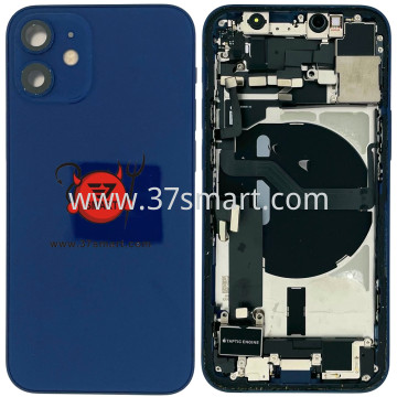 iPhone 12 Mini Cover Back+Flex Completo Removed From Phone Grade A Blau