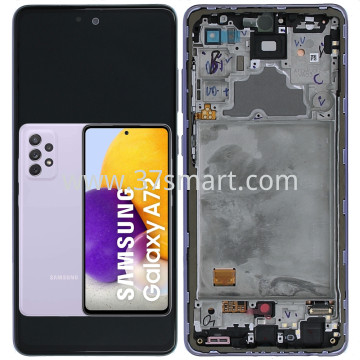 Samsung A725 A72 4G 2021 Service Pack Display Solo Testato Senza Box Purple OEM