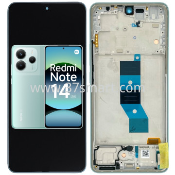 Redmi Note 14 5G 2025 Service Pack Display Grün
