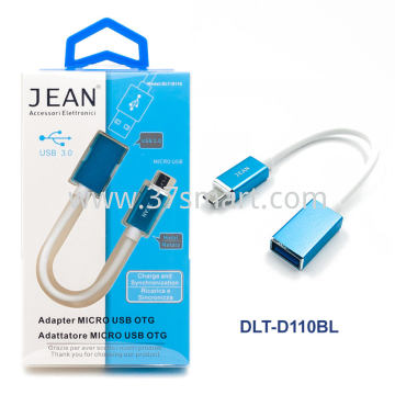 Micro USB 3.0 OTG adapter 15cm DLT-D110 Blue