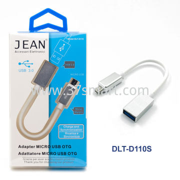 Adattatore Micro USB 3.0 OTG 15cm DLT-D110 Grigio