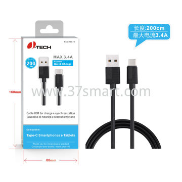 Cavo TYPE-C 2 Metri TMN-115 Nero