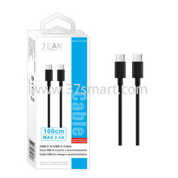 Quick Charge USB-C to USB-C Charging and Sync Cable 100CM DLT-P59 Schwarz