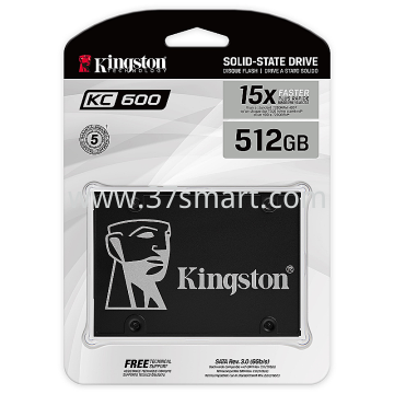 Kingston SSD SATA 2.5'' KC600 15X Faster 512GB