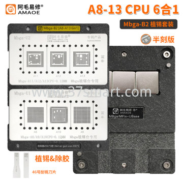 AMAOE Mbga-B2 Reballing stenci positioning platform A8-13 kit