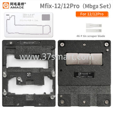 AMAOE BGA Reballing Stencil MFix 12, 12Pro （Mfix kit no Reballing Stencil ） kit