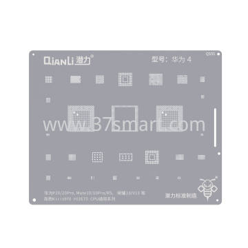 Reballing Stencil QS55    hwP20, 20Pro, Mate10, 10Pro, RS,hr 10, V10 hi Kir in970 H13670 CPUuni seris Bulk
