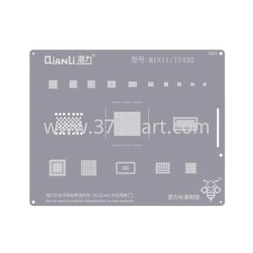 Reballing Stencil QS83 mi NI1,IPAD2 Bulk