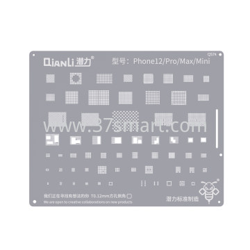 Reballing Stencil QS74 Phone12, pro, max, mi ni Bulk